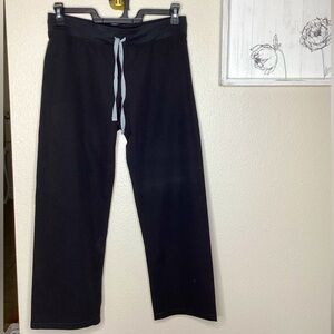 Figs Livingston Fionx Black straight legged basic scrub pants